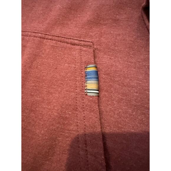 Pendleton Women's Cozy Hooded Sweatshirt Dress Maroon Size Small Cozy Layers - Picture 3 of 9